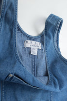 Vintage Denim Shift Maxi Dress