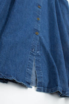 Denim Overall Maxi Dress