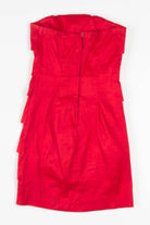 Red Scalloped Party Dress