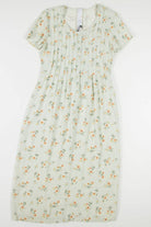 90s Plaid Sunflower Sundress