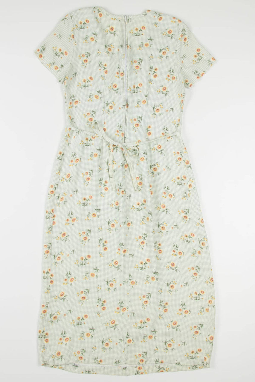 90s sunflower dress Plaid Sundress – Ragstock Backless Prom Dress Vintage Party Dress,90s Prom Color:Ivory/Fuchsia
