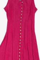 Vintage Hot Pink Jody California Maxi Dress (1990s)