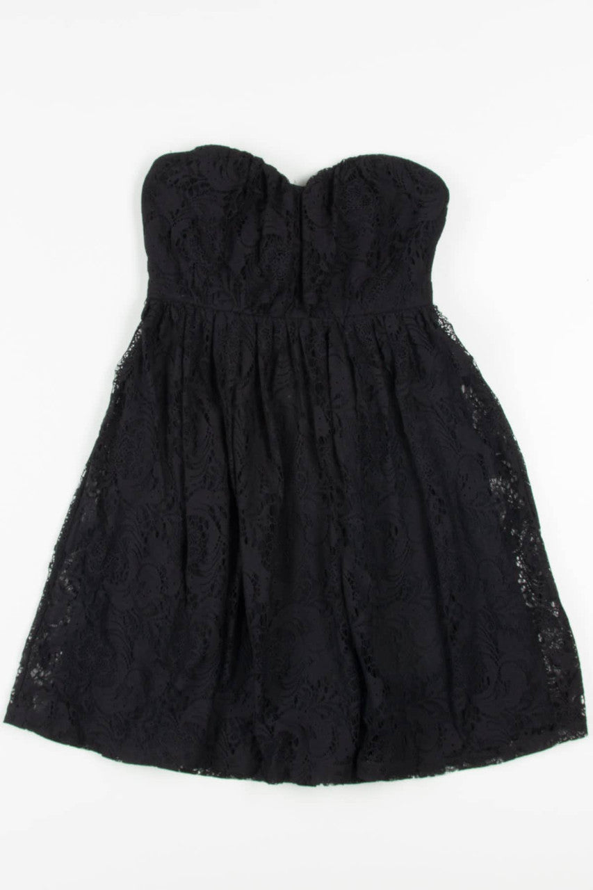 Black Lace Dress 677