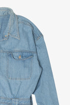 Vintage Leslie Fay Denim Shirt Dress (1990s)