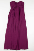 Plum Strapless Gown 682