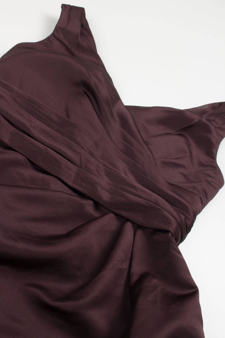 Brown Bridesmaid Dress 684