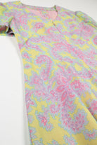 Lime & Pink Floral Dress