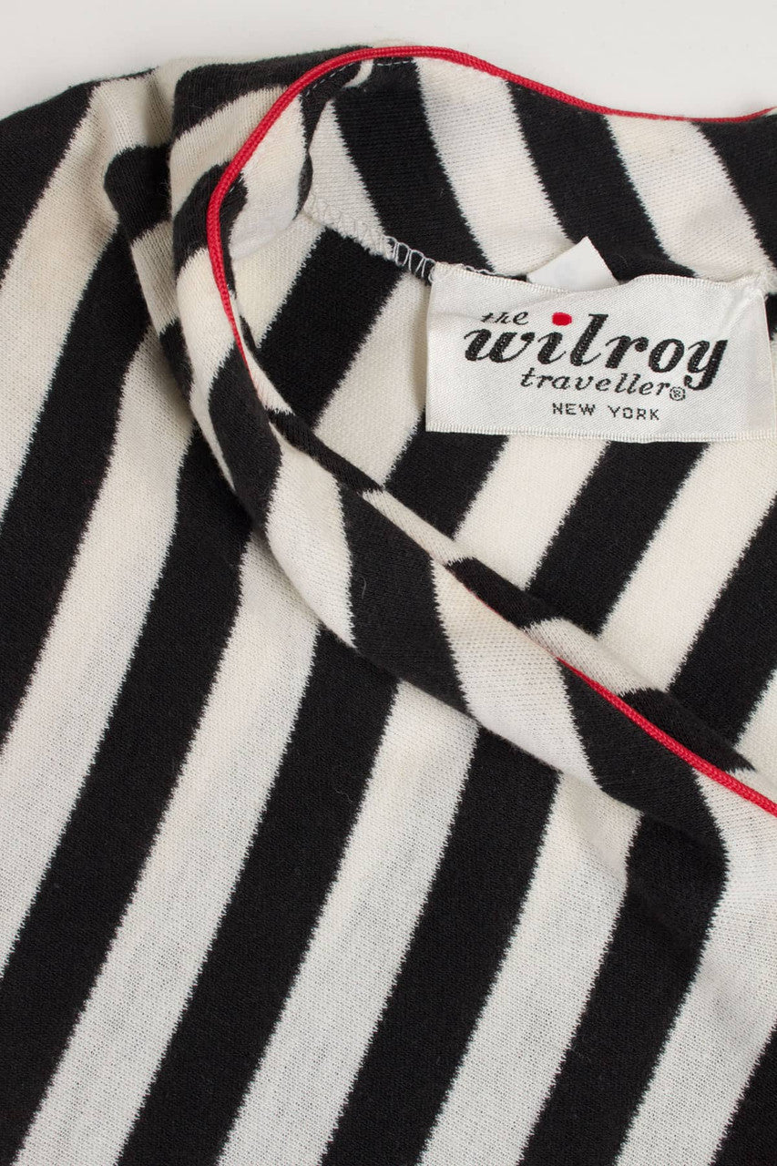 Diagonal Striped Maxi Dress