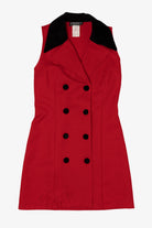 Vintage Red City Triangles Dress (1990s)