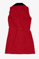 Vintage Red City Triangles Dress (1990s)