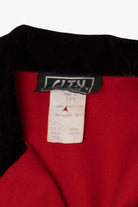 Vintage Red City Triangles Dress (1990s)