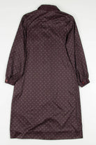 Brown Paisley Shirt Dress