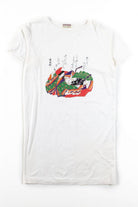 Vintage Japanese Geisha T-Shirt Dress