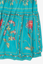 Recycled Aqua Crown & Ivy Maxi Dress (2010s)