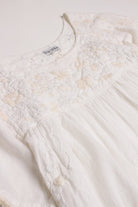 Vintage White Huipil Dress