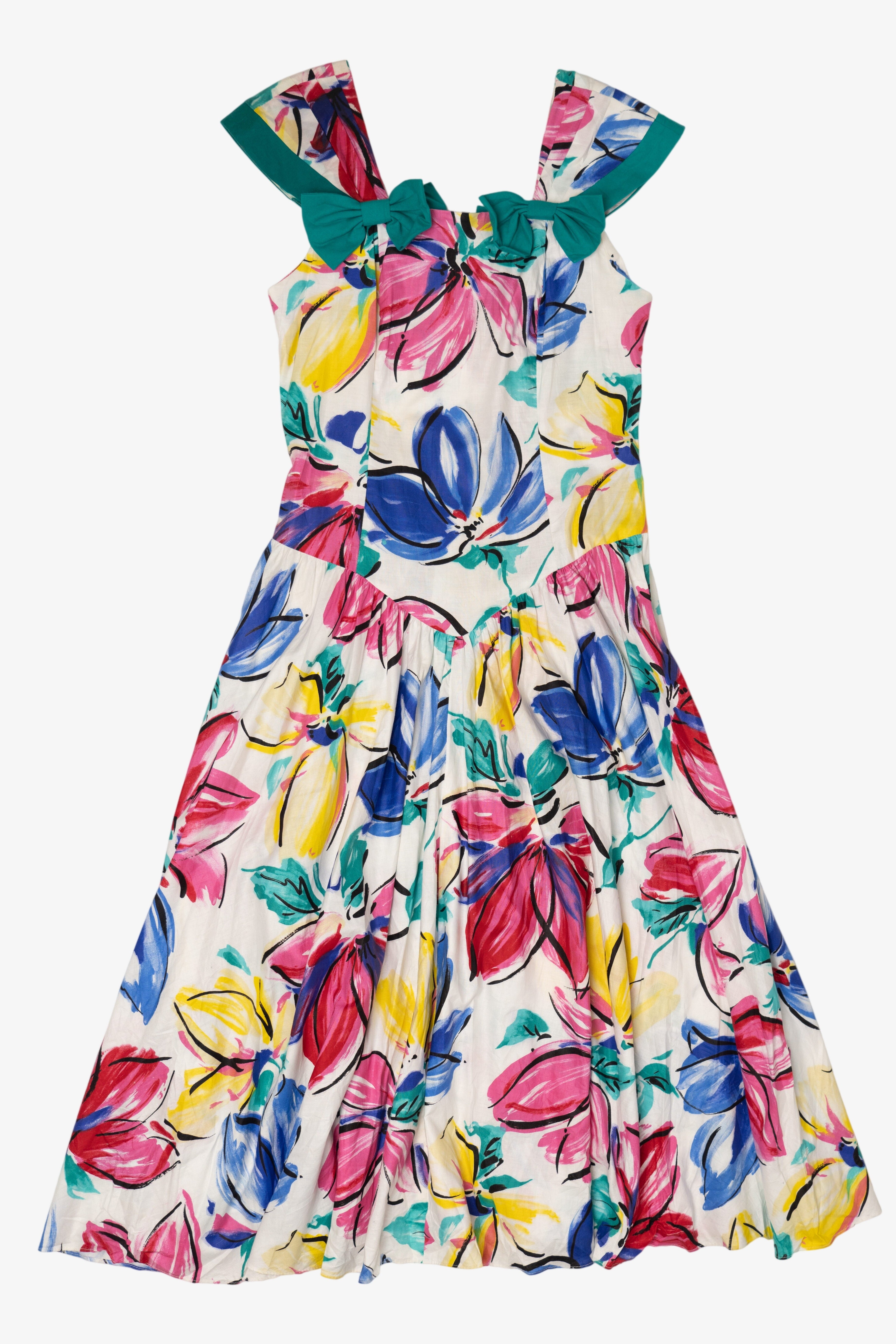 Vintage S.L. Fashions Floral Dress (1990s)