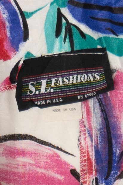 Vintage S.L. Fashions Floral Dress (1990s)