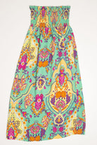 Mint Strapless Maxi Dress