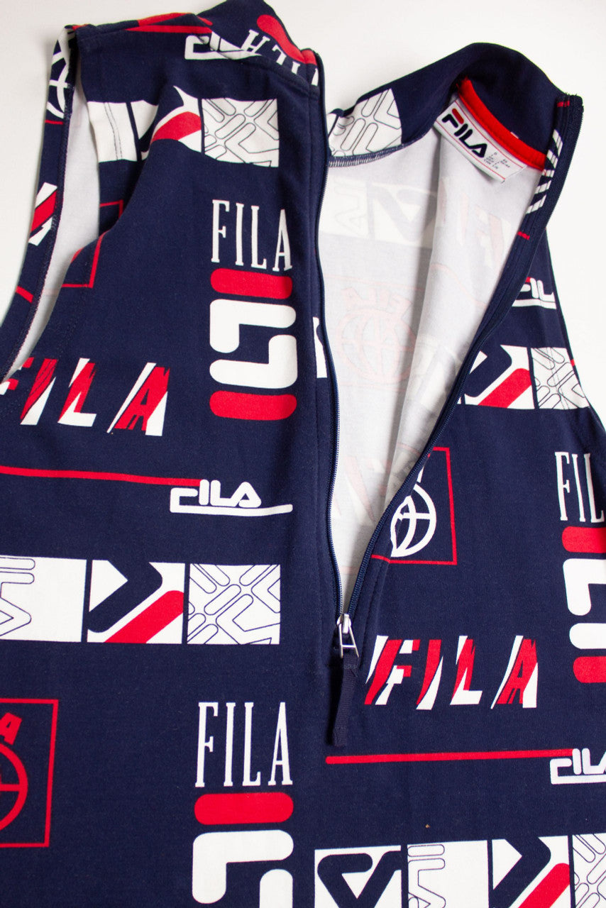 Vintage FILA Logo Print Elastic Bibs (2000s)