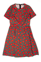 Polka Dot Lips Rockabilly Dress