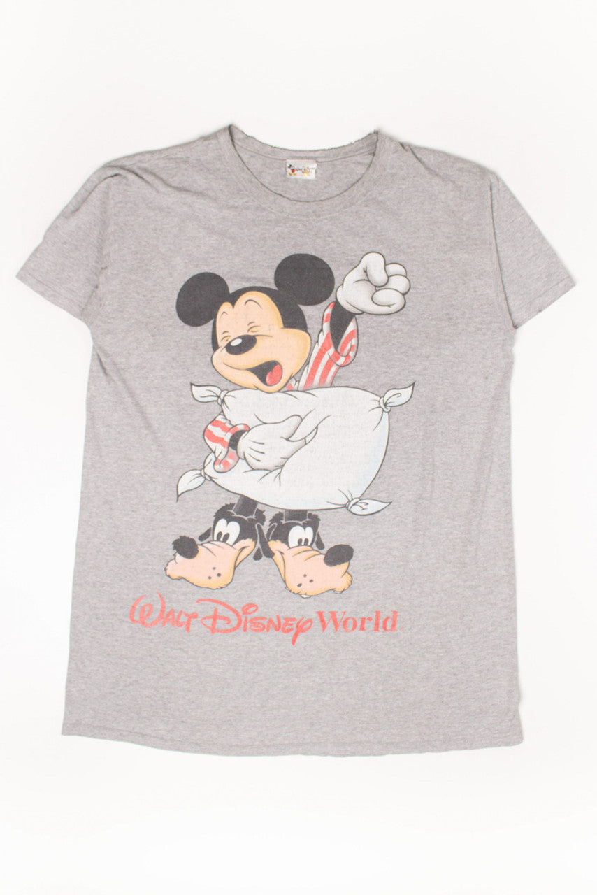 Vintage Tired Mickey Walt Disney World T-Shirt Nightgown (1990s)