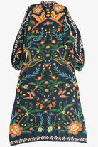 Farm Rio x Anthropologie Long Sleeve Button Front Maxi Dress