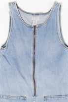 Vintage Denim Zip Up Mini Dress