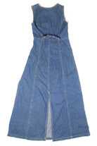 Vintage Button Top Denim Maxi Dress