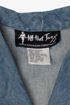 Vintage All That Jazz Denim And Floral Dress (1990s)