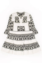Black & White Geo Patterned Dress