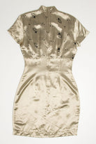 Deadstock Faded Gold Modern Qipao Dress (sz. 3)