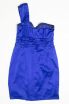 Royal Blue One Shoulder Party Dress (sz. 6)