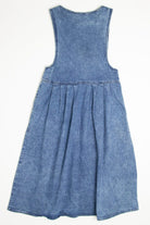 Acid Washed Woolrich Drop Waist Denim Dress (sz. L)