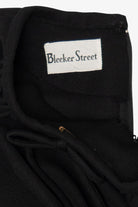 Vintage Black Embroidered Bleeker Street Dress (1970s)