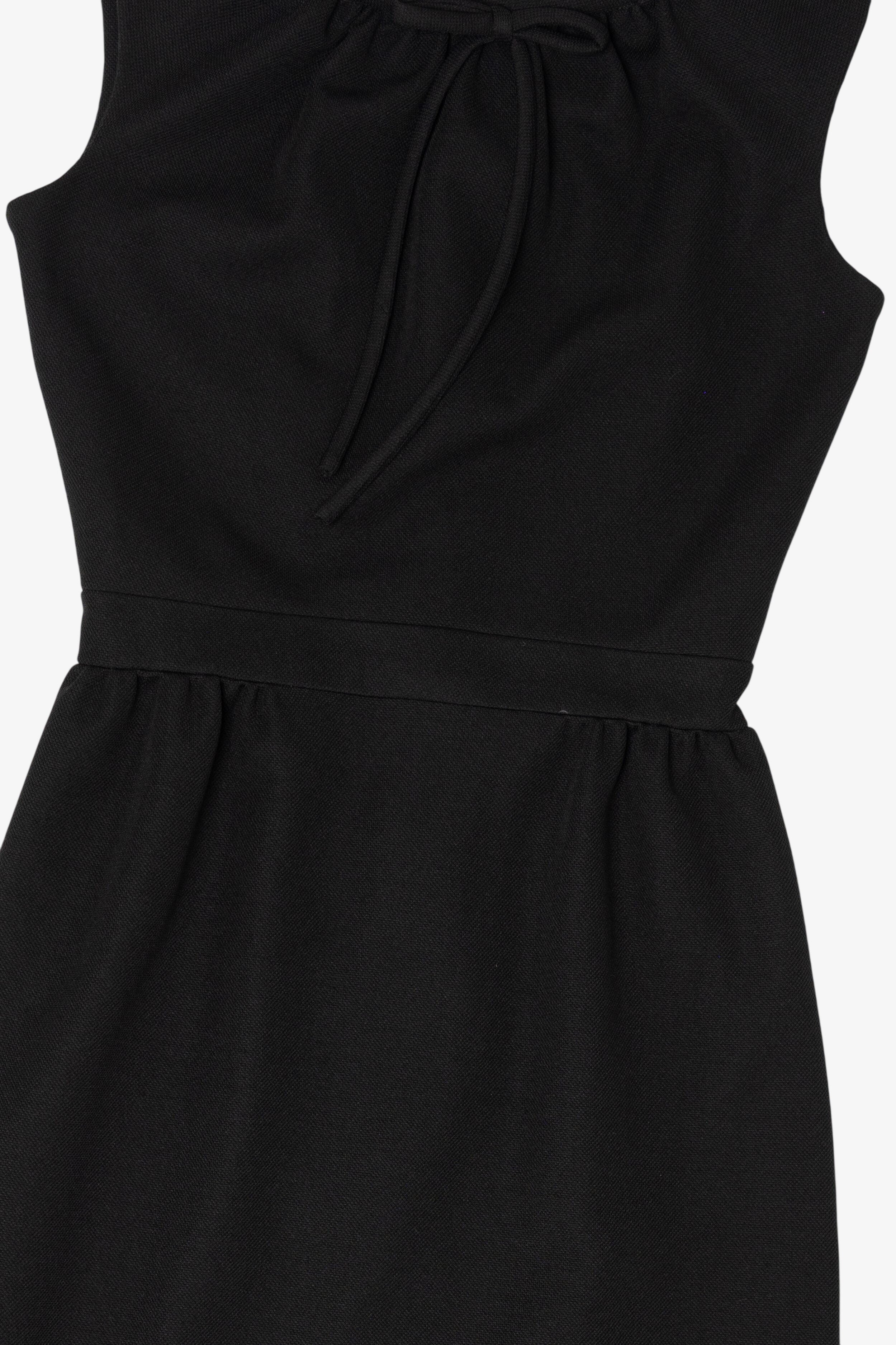 Vintage Black Embroidered Bleeker Street Dress (1970s)