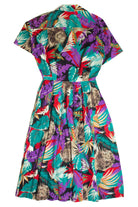 Vintage Tropical Lions Shirt Dress (sz. Medium)