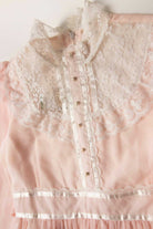 Vintage Pink Lace Gunne Sax Jeunes Filles Dress (1970s)