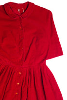 Vintage Red Corduroy Dress (1990s)