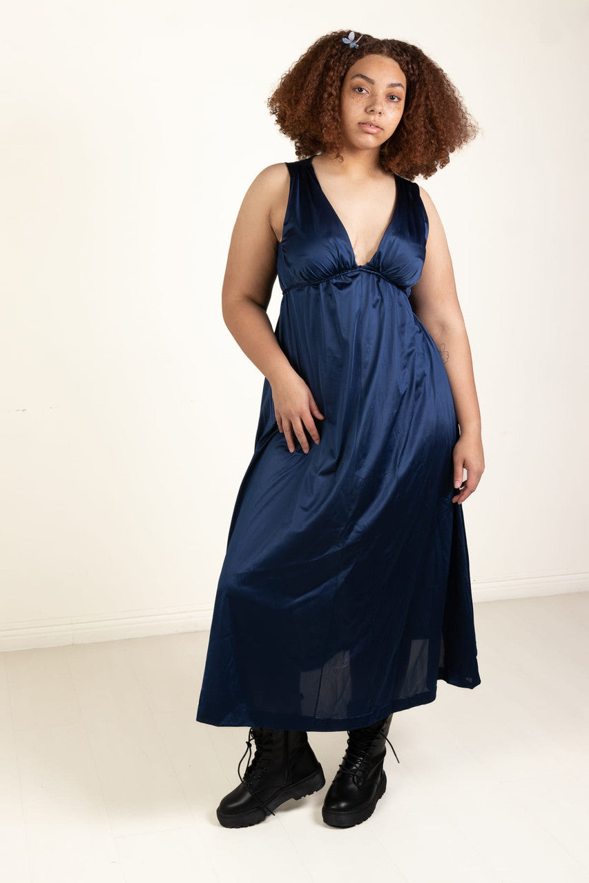 Vintage Vanity Fair Tie Waist Slip Dress (1990s)
