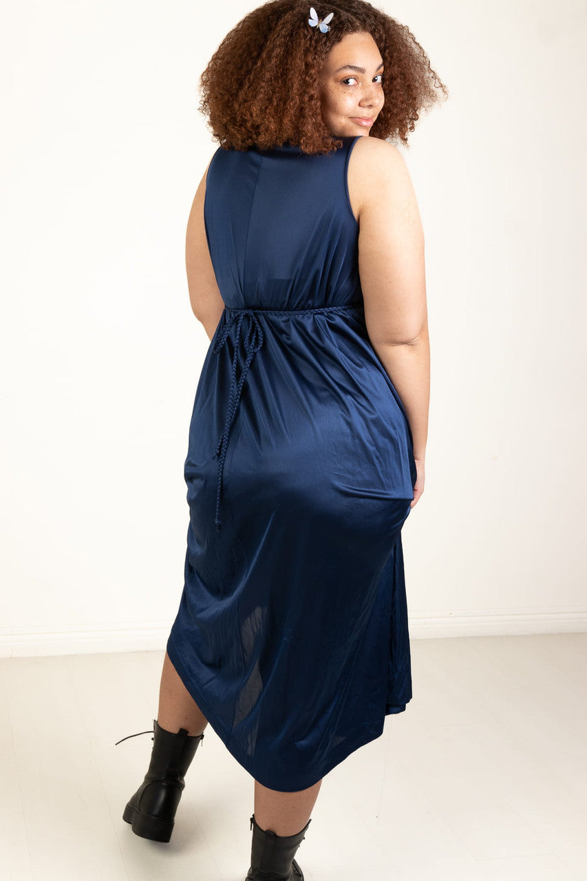 Vintage Vanity Fair Tie Waist Slip Dress (1990s)