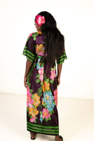 Vintage Hawaiian Maxi Dress (1970s)