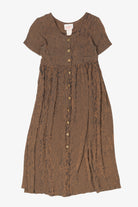 Vintage Tendency Maxi Dress (1990s)