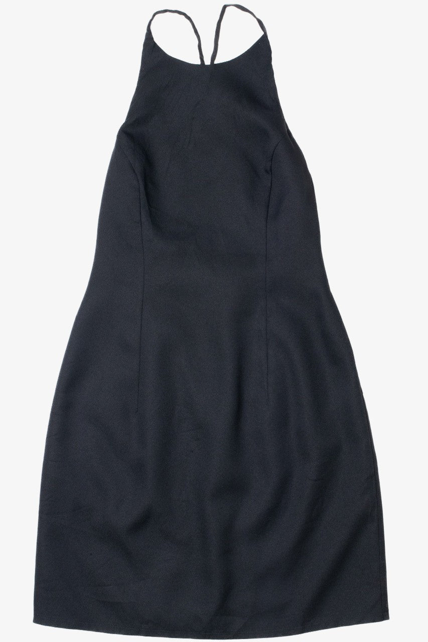 Vintage Thin Strap Cross Back Dress (1990's)