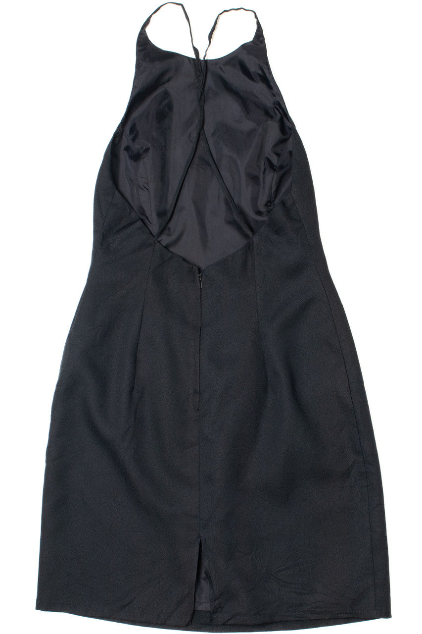 Vintage Thin Strap Cross Back Dress (1990's)