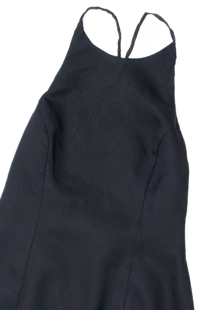 Vintage Thin Strap Cross Back Dress (1990's)