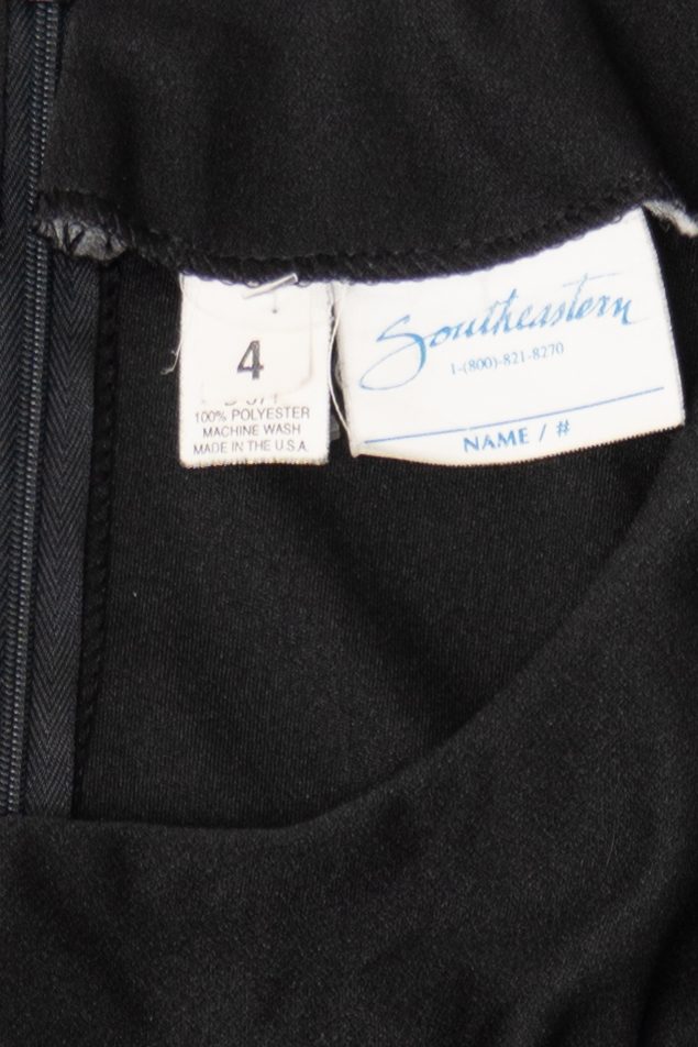 Vintage Black Southeastern Maxi Dress (1990s)