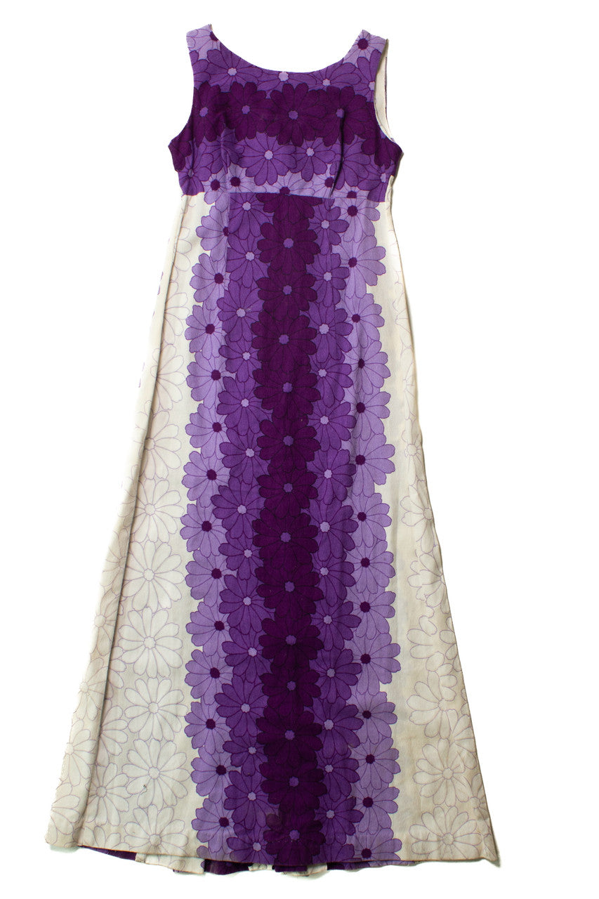 Vintage Ui-Maikai Hawaiian Floral Dress (1960s)