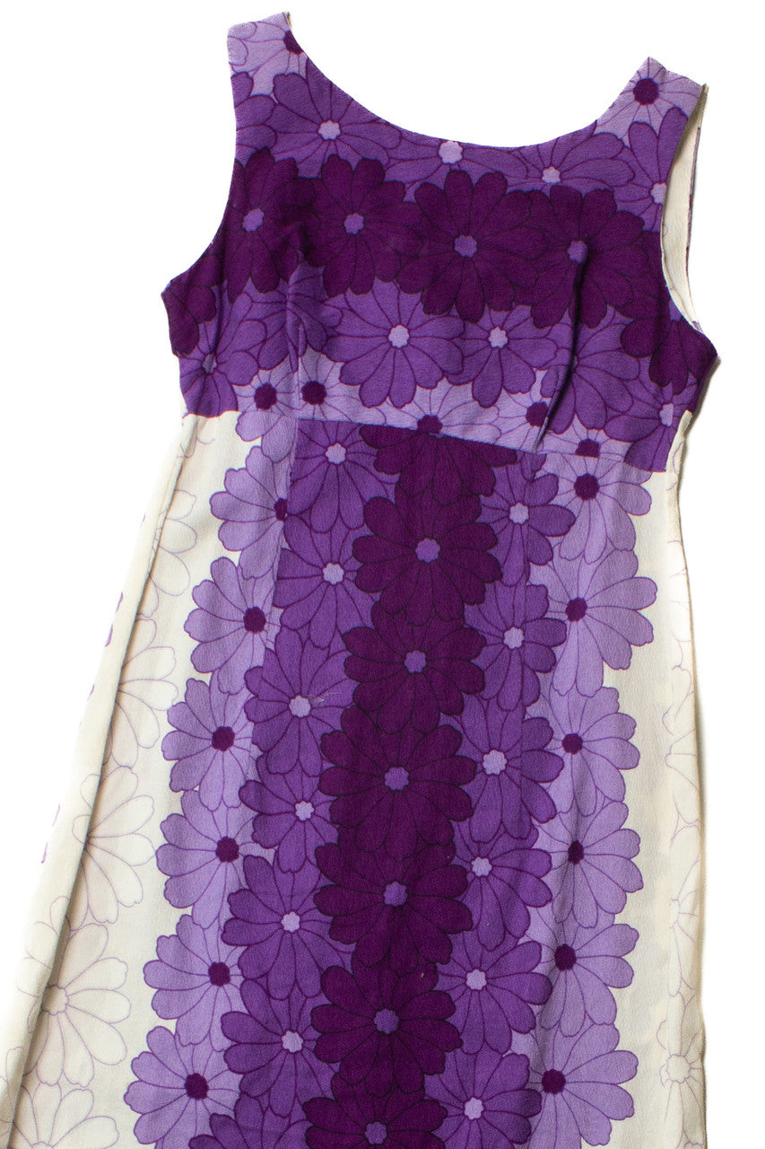 Vintage Ui-Maikai Hawaiian Floral Dress (1960s)
