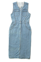 Vintage Bill Blass Sleeveless Denim Dress (1990s)