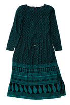 Vintage Sarah Elizabeth Green Hippie Dress (1990s)